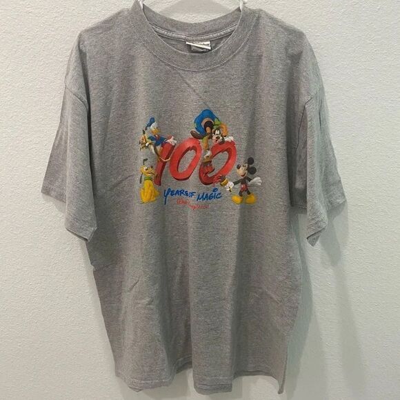 Walt Disney World Vintage 100 Years T Shirt Size Large - Picture 1 of 6